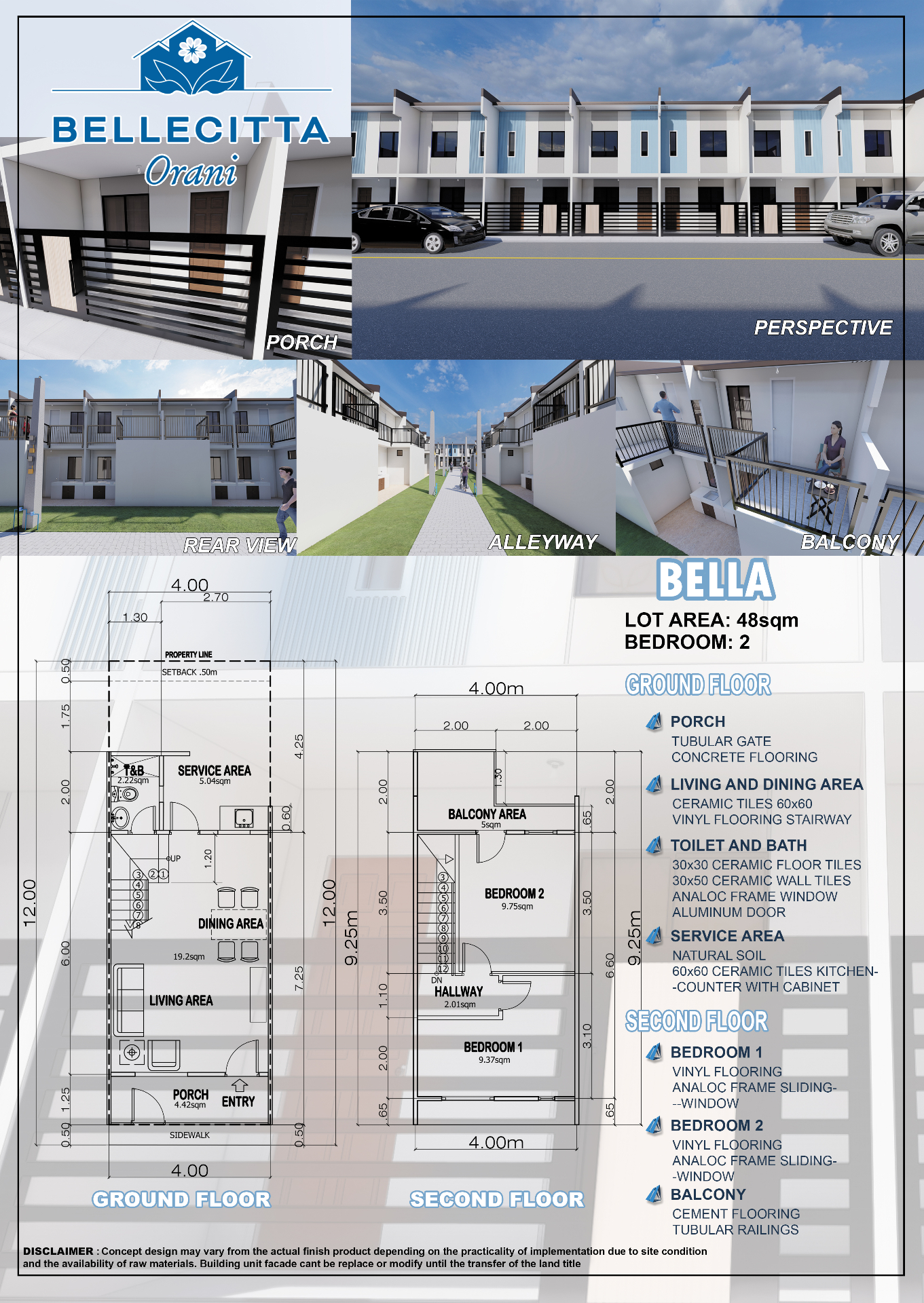 Bella Model Floor Plan
